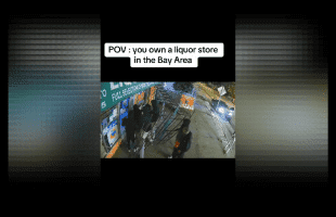 Dude Caught Thieves Breaking Into His Liquor Store In Oakland California And They Took Everything