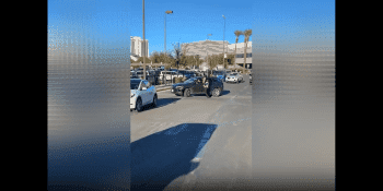 Stop Sign Holder Uses His Stop Sign To Hit A Man That Wasn’t Listening To His Orders