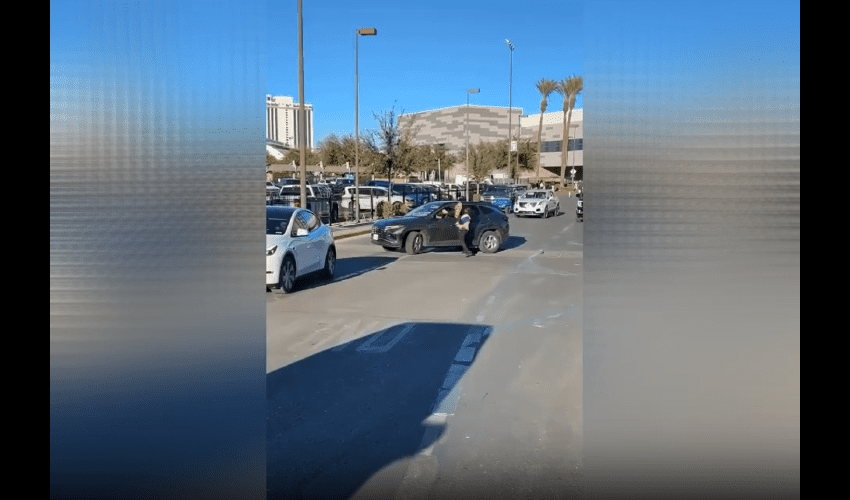 Stop Sign Holder Uses His Stop Sign To Hit A Man That Wasn’t Listening To His Orders