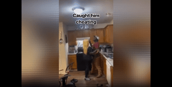 Set Up? Bro Got Roughed Up By His Girlfriend After She Walked In And Caught Him Cheating