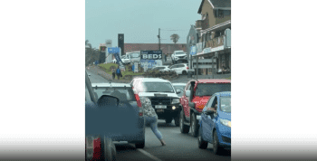 Woman Gets Taught A Lesson After She Thought She Could Run Up On Anybody Car And Talk Shii