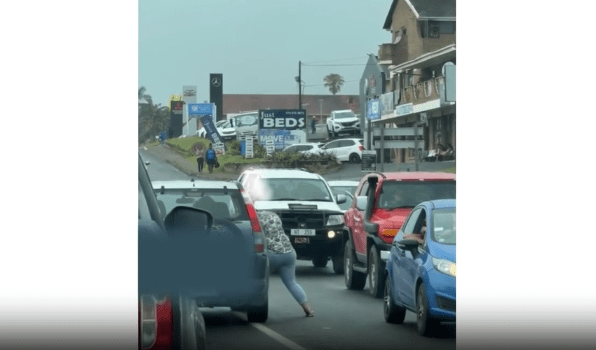 Woman Gets Taught A Lesson After She Thought She Could Run Up On Anybody Car And Talk Shii