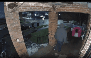 Dude Caught On Camera Stealing A Kids Playhouse Off Their Porch To Surprise His Kids With