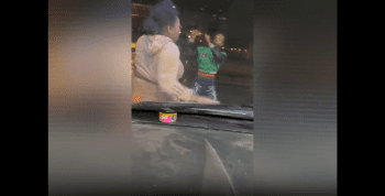 Both Wigs Was Snatched: Two Women Catch Fade In The Rain After Spotting Each Other In Traffic