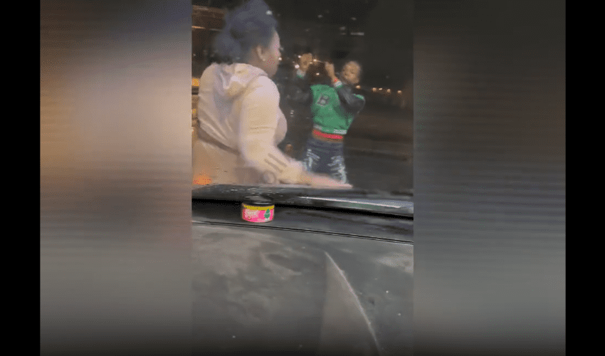 Both Wigs Was Snatched: Two Women Catch Fade In The Rain After Spotting Each Other In Traffic