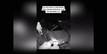 Group Of Car Thieves Broke Into This New Toyota  Rav4 In One Minute