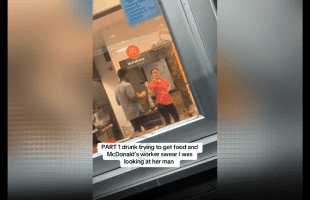 Two Drunk Girls Get Old Bye After A Mcdonalds Worker Got Mad Because They Were Looking At Her Man