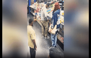 Older Woman Wets Her Pants In Front Of Men In The Store And Tried To Lie About It Being A Water Bottle