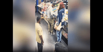 Older Woman Wets Her Pants In Front Of Men In The Store And Tried To Lie About It Being A Water Bottle