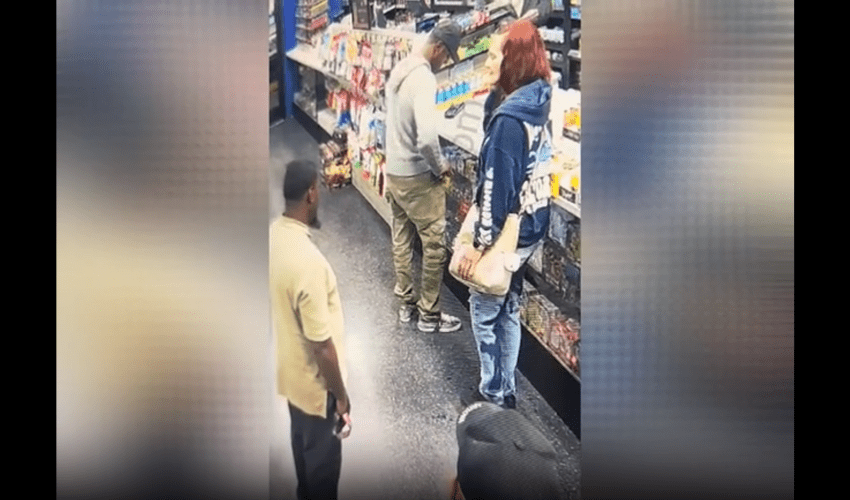 Older Woman Wets Her Pants In Front Of Men In The Store And Tried To Lie About It Being A Water Bottle