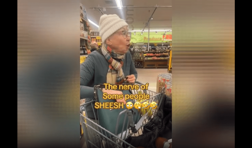 Karen Met Her Match In The Grocery Store After She Rammed Somebody With Her Buggie