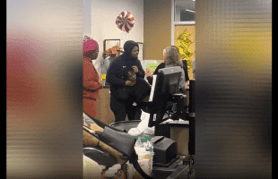 Dude Handles A Woman After She Put Hands On A 12 Year Old Boy In The Store