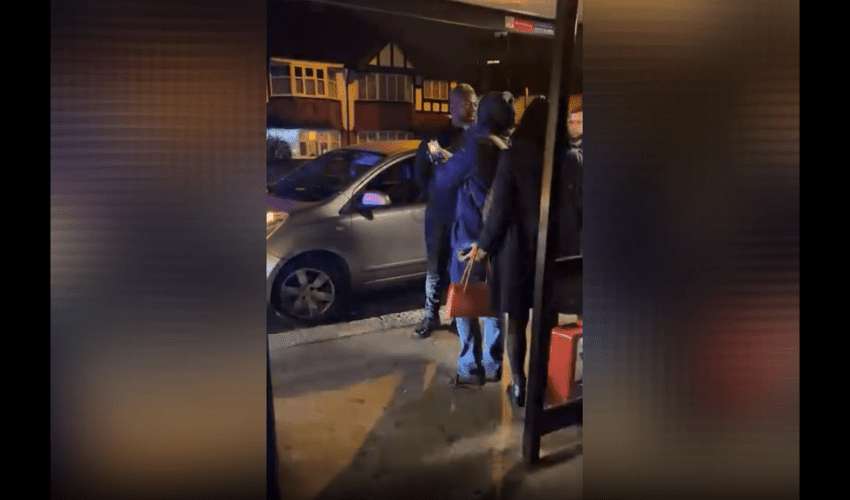 Police Goes Straight For Man After Woman Put Hands On Him First