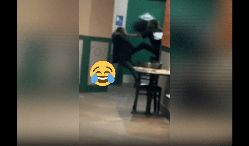 Grandma Gets Drop Kicked After She Threw Cups At Wingstop Employees Over Her Order