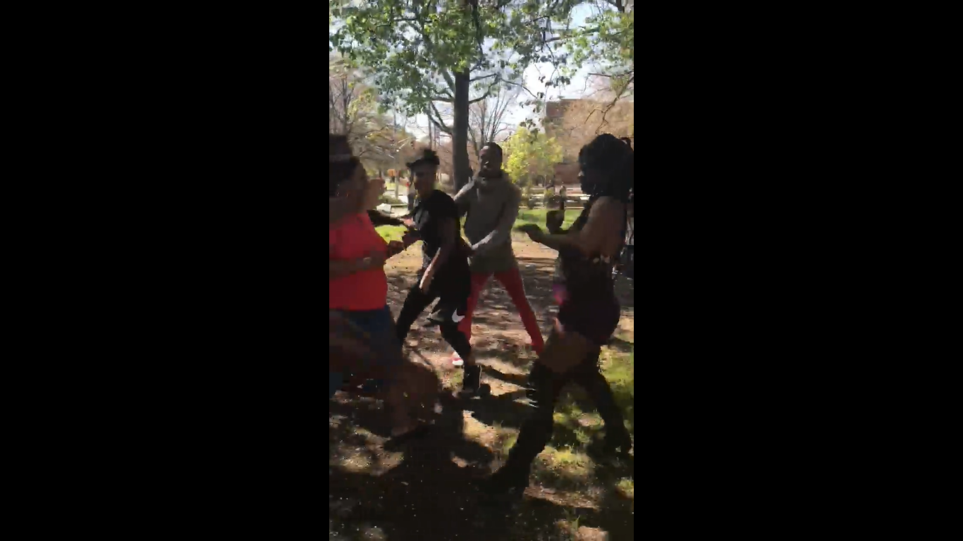 Pregnant Woman Gets Jumped By A Group Of Women And Men After She Said