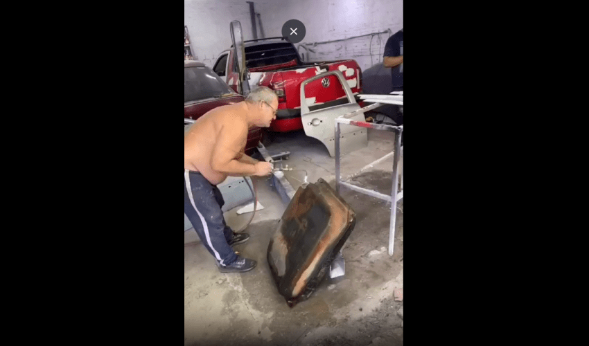 Dude Tried To Test If A Gas Tank Can Catch Fire And He Definitely Found Out!