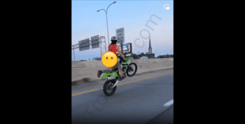 Police Tried To Pull Him Over So He Show Them His Cheeks!