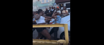 Dude Gets Punched Down By A Girl!