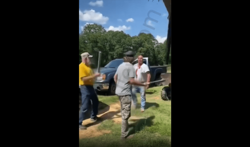 He Pulled Up On The Wrong Property And Met A Board And A Shovel!