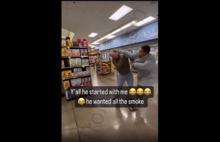 Entitled Guy Tried To Make A Woman Shut Up In The Store And Got Laid Out!