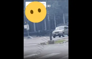 Female Security Guard Was On Demon Time After A Man Hit Her And Tried To Run!