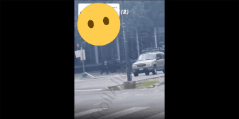 Female Security Guard Was On Demon Time After A Man Hit Her And Tried To Run!