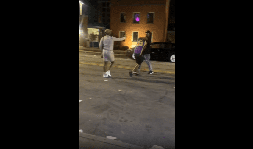 Dude Continues To Pepper Spray A Guy For Calling Him Out His Name!