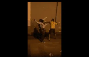Never Turn Your Back On A Woman With A Weapon!