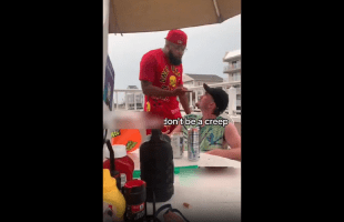 Father Goes Off After A Grown Man Randomly Came To The Table To Sit By His Young Daughters!
