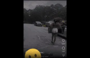 Bitter Babymother Pulled Up At Her Babyfather House And Gets Violated By The Chick He Was Laid Up With And She Kissed Him!