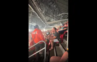 Security Kicked Theses Two Drunk Guys Out For Throwing A Beer On A Woman!