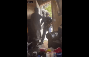 Female Police Officer Walks In Man House And Tased And Attack Him For Not Coming Outside To Talk!