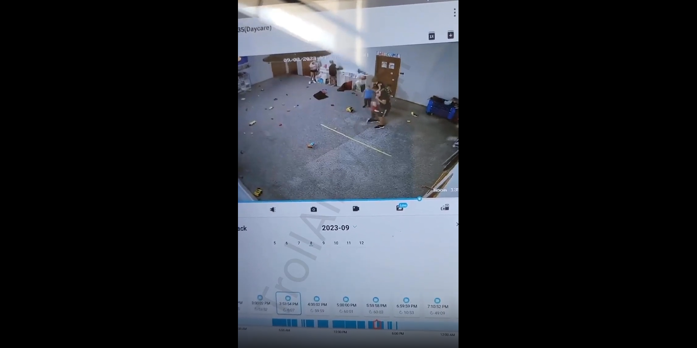 Daycare Teacher Sits On Little Boy That Wouldn't Let Go Of His Leg ...