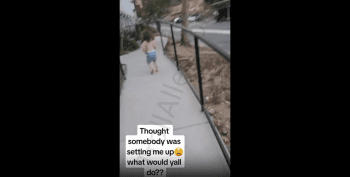 Man Saves Child From Danger After He Caught Her Roaming The Streets!