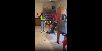 Big Girl Gets Violated In Class For Bullying A Girl She Didn’t Like!