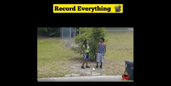 Community Stands Up For Father After They Caught His Bitter Baby Mother Being The Aggressor And Playing Police Games Because He Wanted To See His Child!