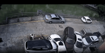 Driver Flees The Scene After Taking Out A Man During Crash!