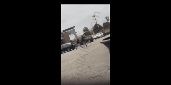 Customer Pulled Up And Put The Paws On A Amazon Worker For Playing With His Package!