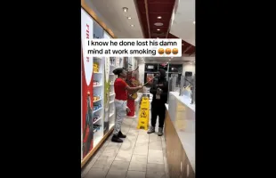 Caring Mother Goes To Her 15 Year Old Son Job After She Found Out He Was Smoking With Grown Women!