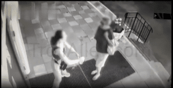 Mother Put The Paws On Her Child Elderly Teacher!