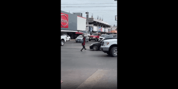 Woman Uses Big Rock To Target Random Cars Because They Wouldn’t Stop To Give Her Money!