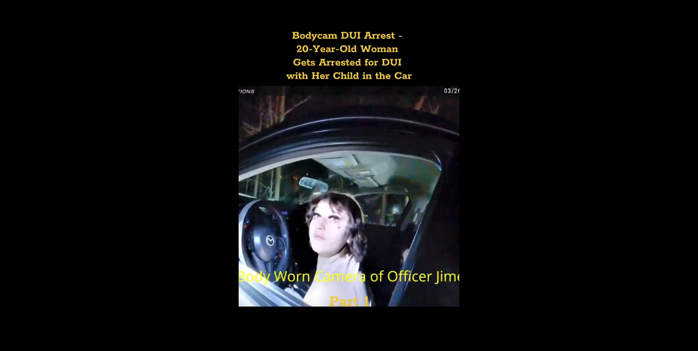 20 Year Old Woman Gets Arrested For Dui With Child In The Car ...