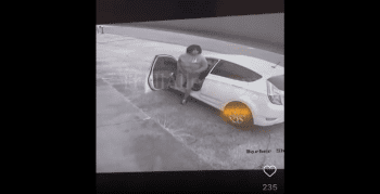 Woman Caught In 4k By Store Owners Doing The Unexpected And Tried To Hide When She Seen A Guy!