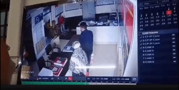 Serious Accident Caused By A Cop In Police Station!