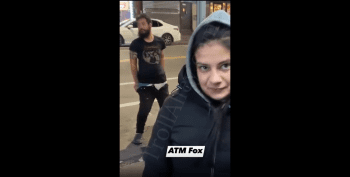 Dude Out Here Wylin While Woman Was Doing A Street Interview!