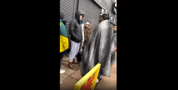 Dude Goes Off On A Certain Group Of Homeless People That Tried To Skip His People In Line!