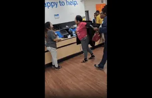 Snowbunny Puts The Paws On A Woman That Couldn’t Mind Her Business In Walmart!