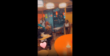 Dude Was Casually Enjoying His Food At Popeyes And This Happened!