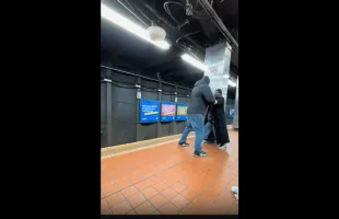 This Fade Ended Quickly After Man Was Pushed On Train Tracks While A Train Was Coming!