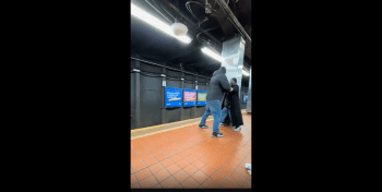This Fade Ended Quickly After Man Was Pushed On Train Tracks While A Train Was Coming!
